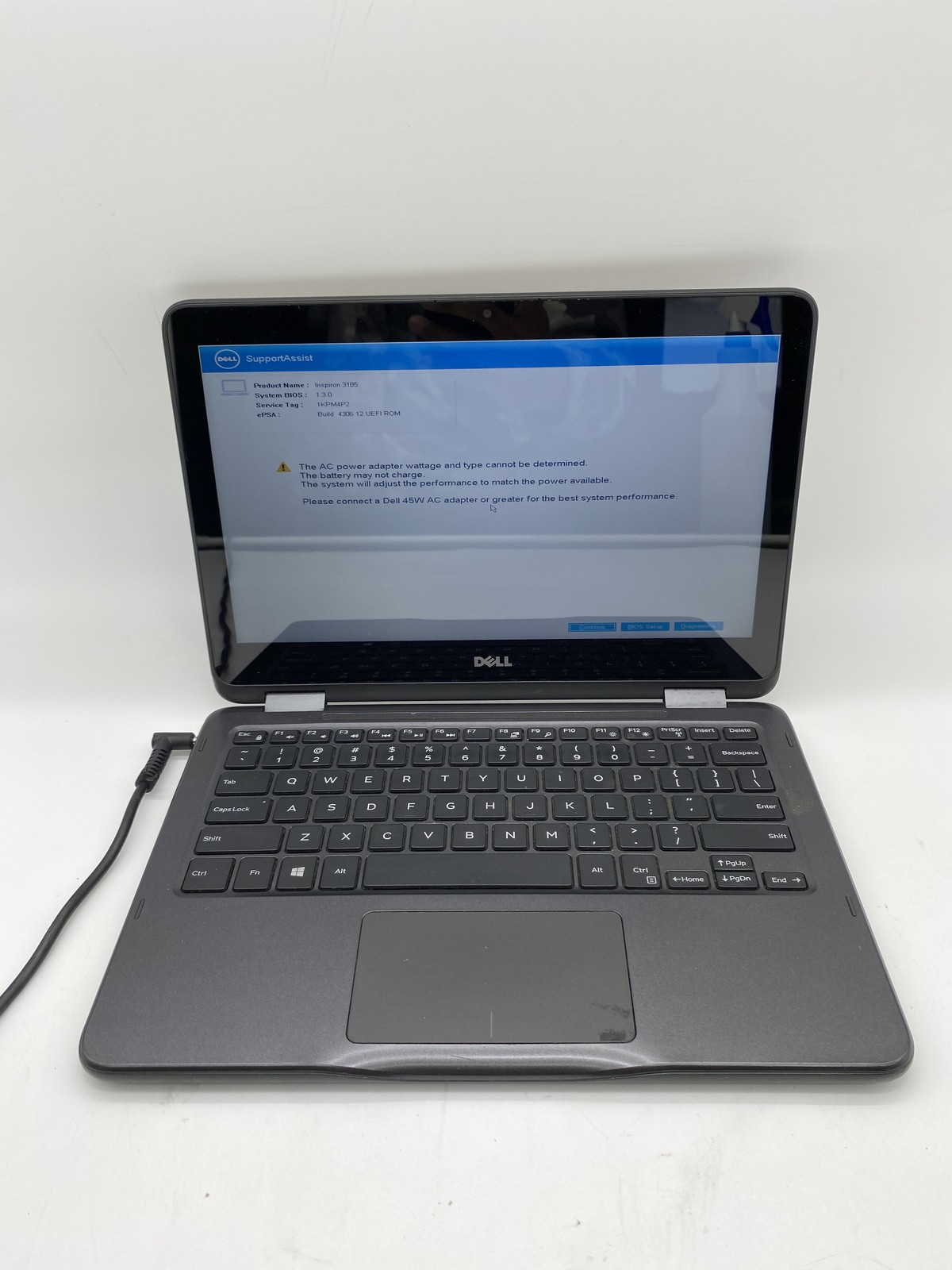Dell Inspiron 3185 Laptop AMD A6-9220e Radeon R4 1.6GHz 4GB RAM 32GB SSD No OS