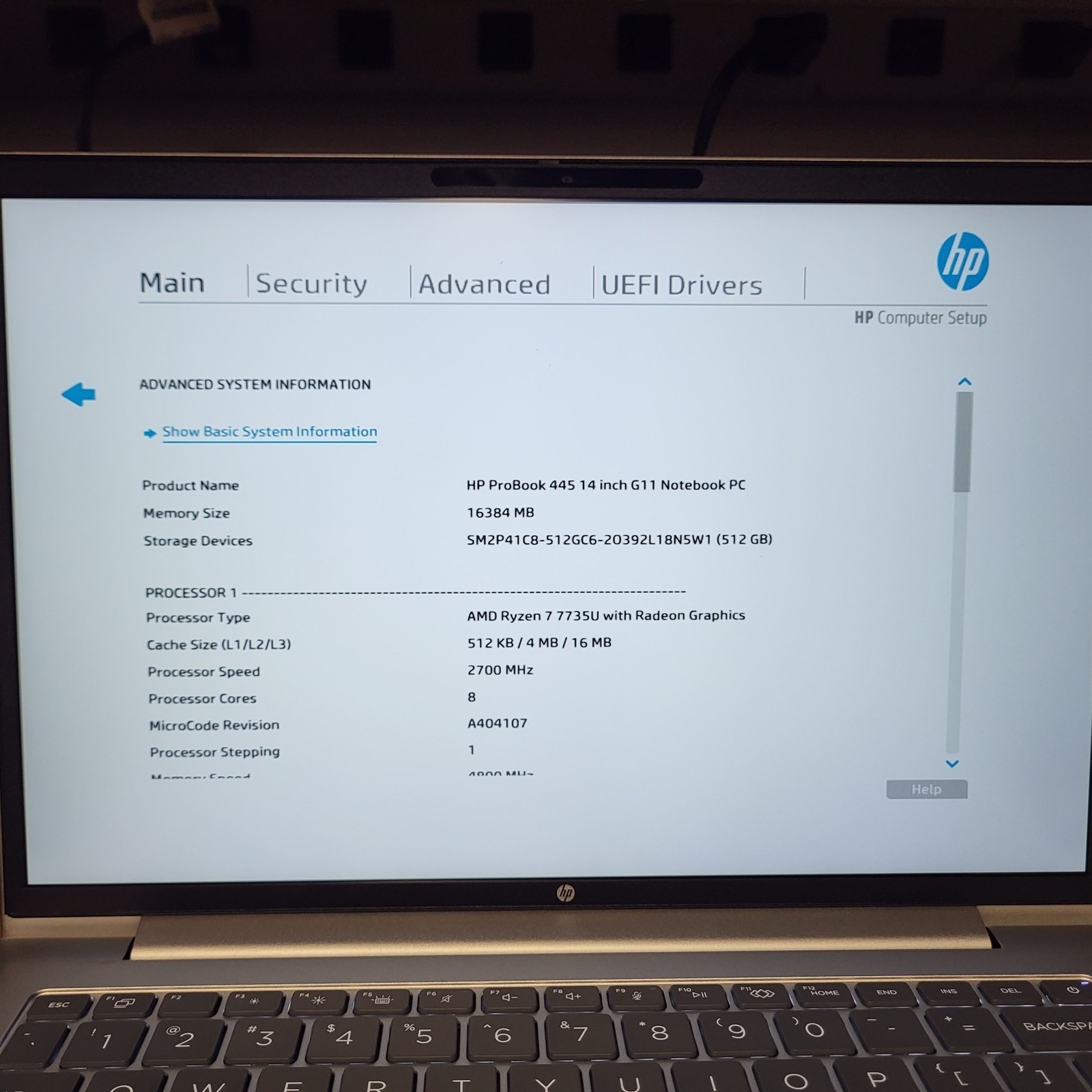 HP ProBook 445 G11 14″ Laptop AMD Ryzen 7 7735U 2.7GHz 16GB 512GB SSD No PSU