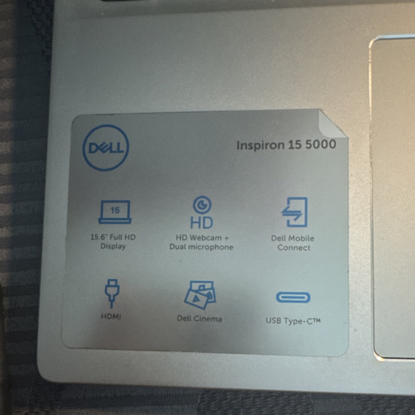Dell Inspiron 15 5000 5502 Laptop i7-1165G7 15.6″ FHD 458GB SSD Iris Xe Win11 S…