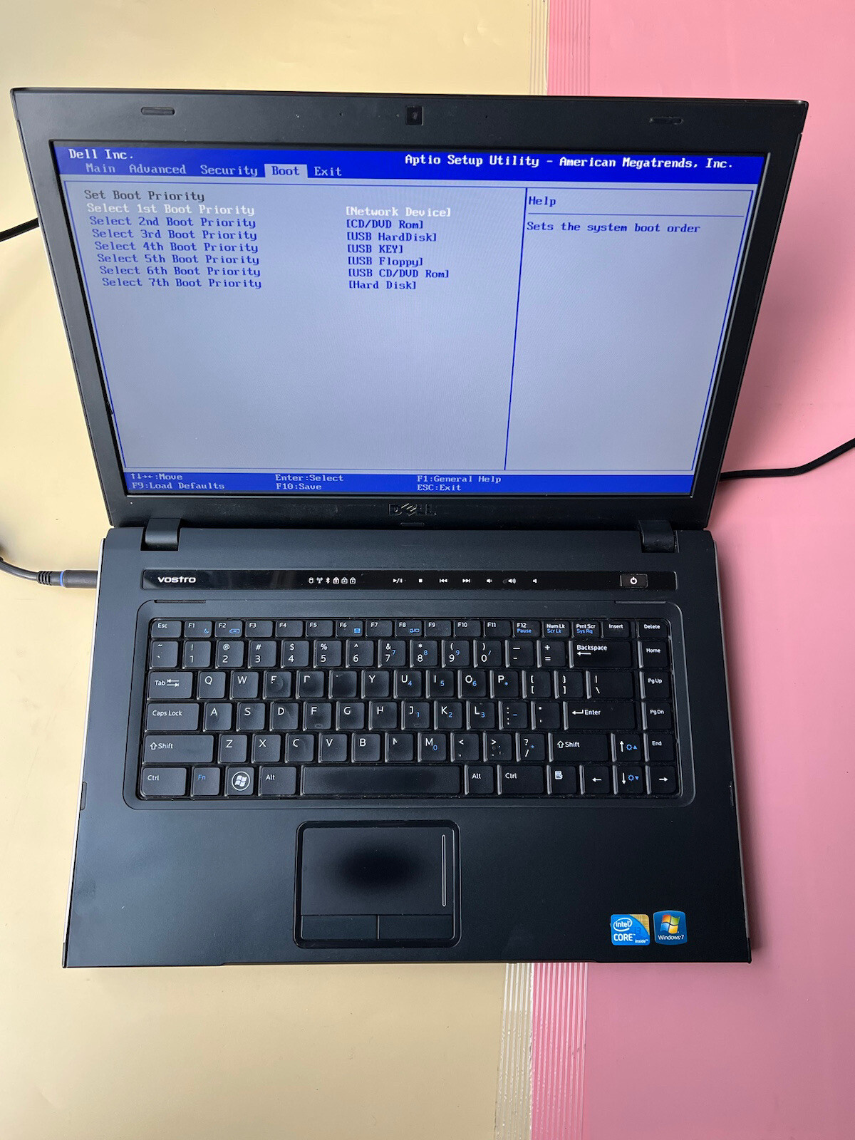 Dell Vostro 3500 Intel Core i3 M350 2.27GHz 4GB RAM 0GB HDD WEBCAM BLUETOOTH