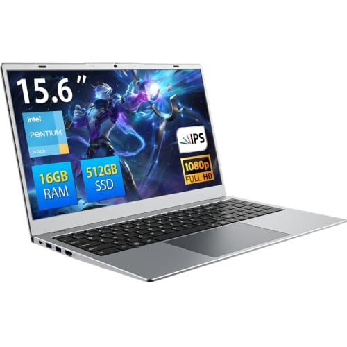 Laptop Computer, 15.6″ FHD IPS | Pentium 6500Y | 16GB RAM | 512GB SSD | WiFi
