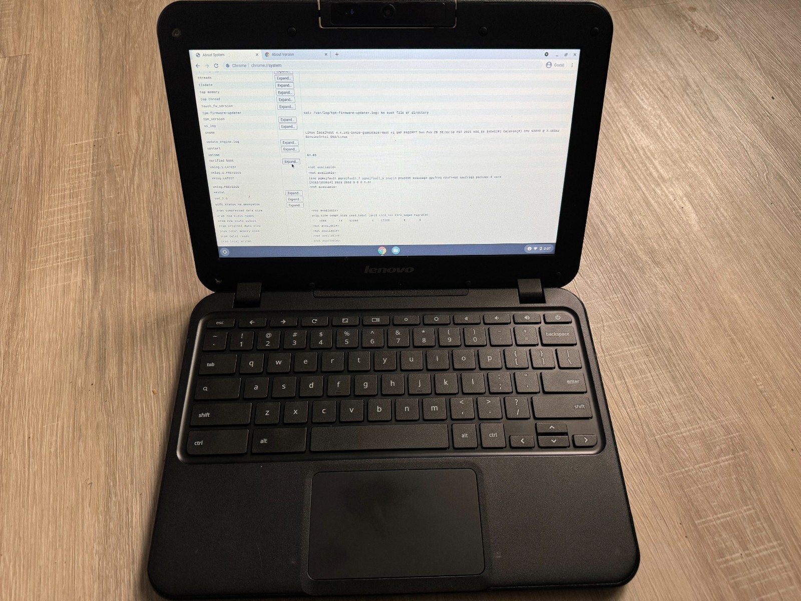 Lenovo N21 11.6″ ChromeBook – Intel N2840 2.16GHz 16GB SSD 4GB RAM