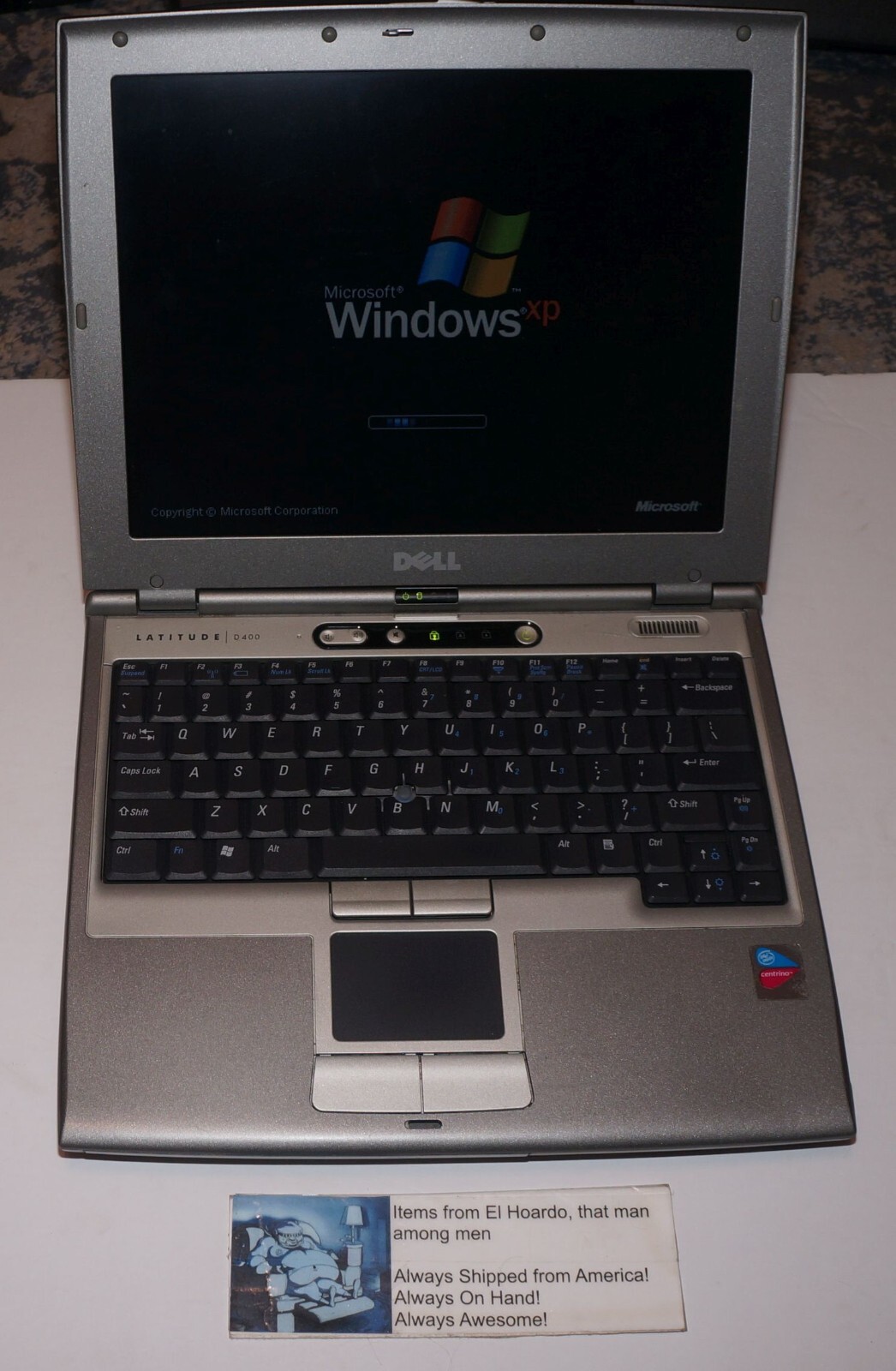 Dell Latitude D400 laptop PENTIUM M 1.40GHz 40GB 1GB Win XP Pro