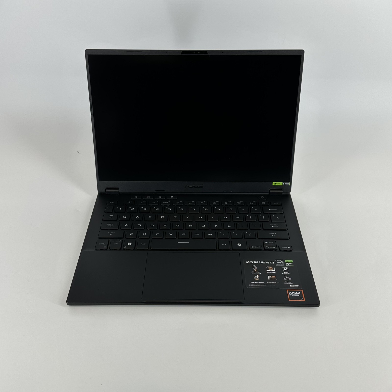 Asus TUF A14 14 2.5K 5.0 GHz Ryzen 7 8845HS 16GB 1TB SSD RTX 4060 Very Good