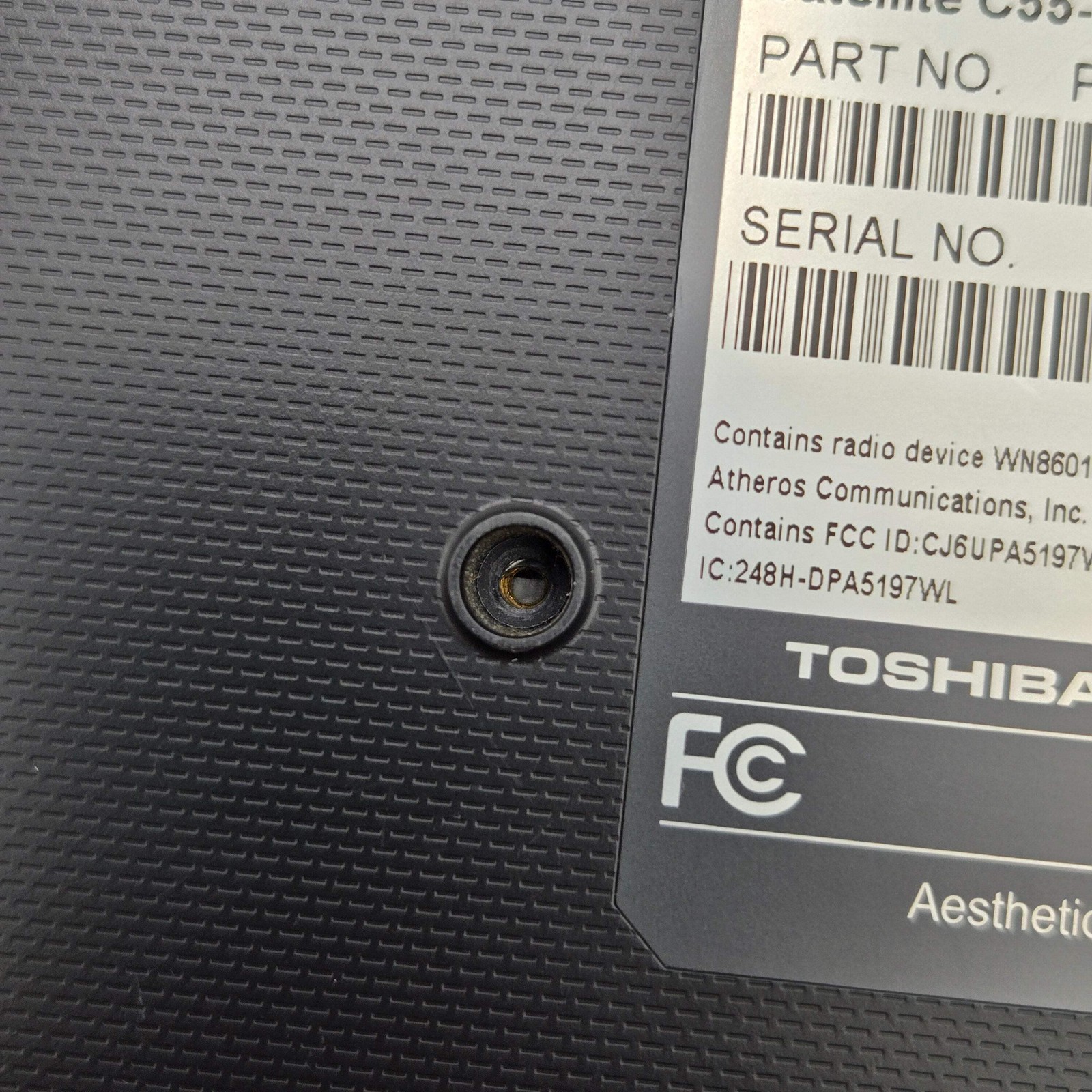 Toshiba Satellite C55-B5200 Intel Core i3-4005U, 6GB RAM, 750GB HD – Used