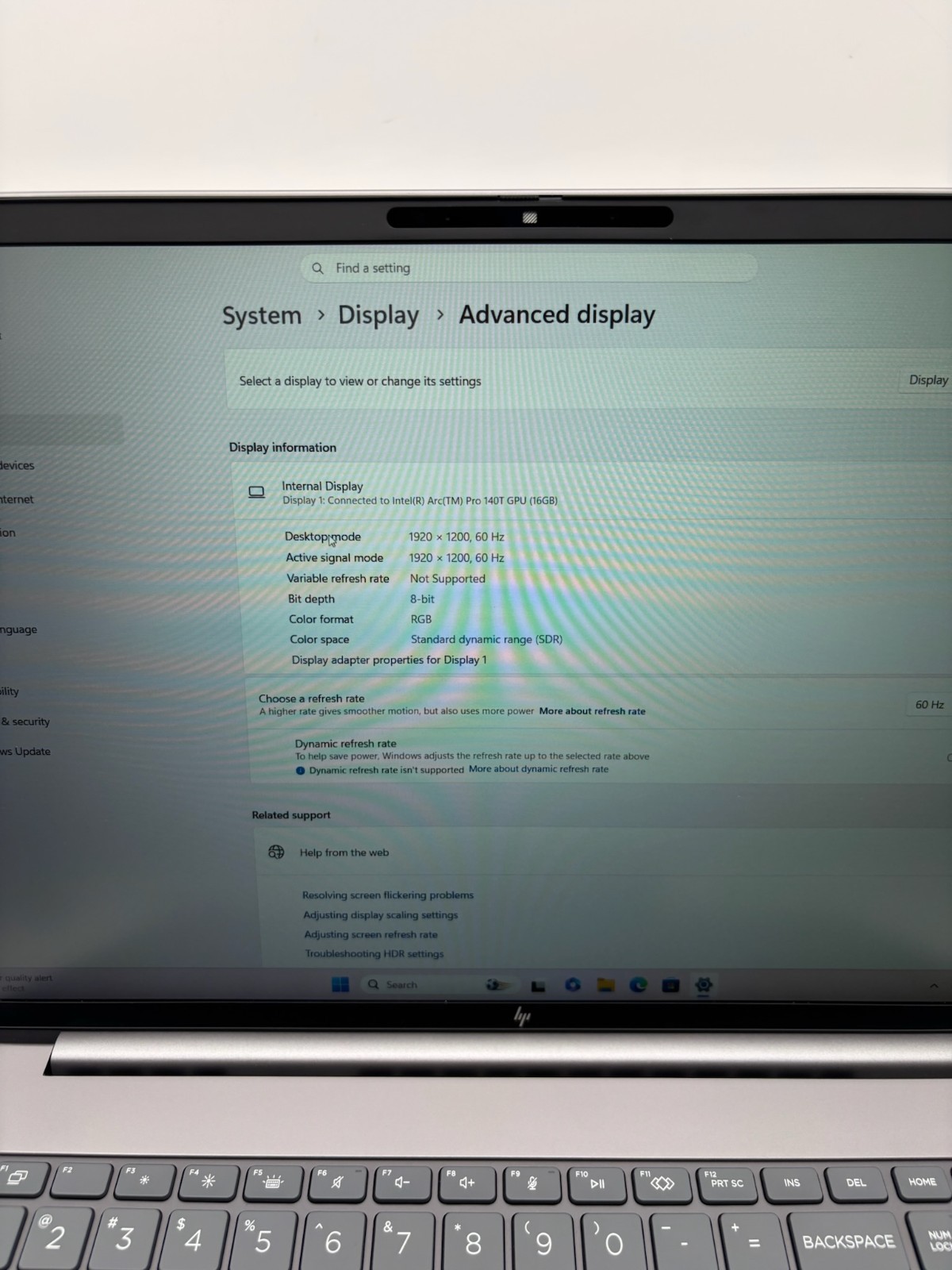 HP ZBook 8 G1i 16″ Workstation PC 512 GB SSD 32 GB RAM Ultra 7 255H Arc Pro 140T
