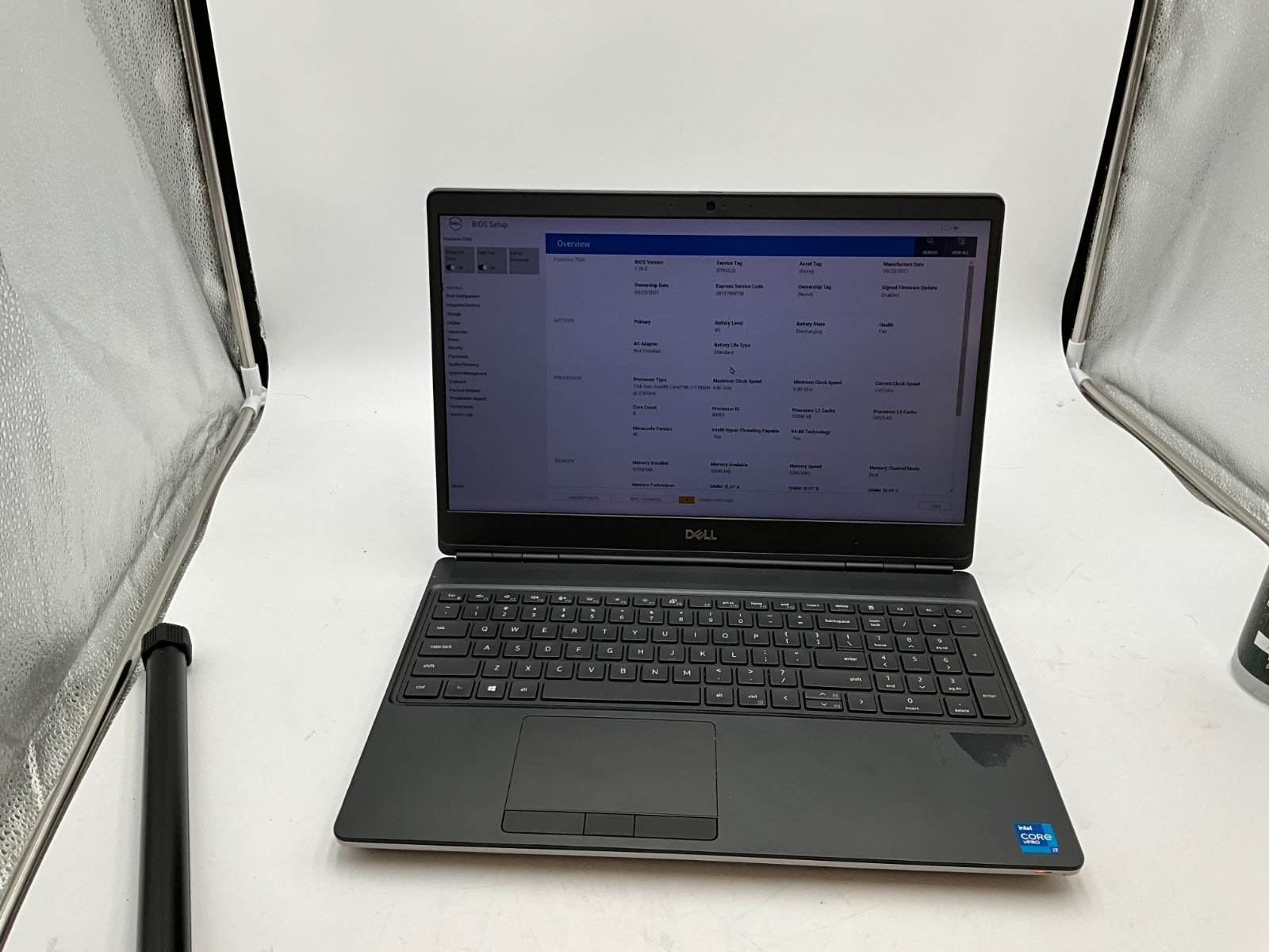 DELL Precision 7560 i7-11850H 2.50g 32GB 1TB T1200 15.6″ WIN11 Laptop D79V2J3