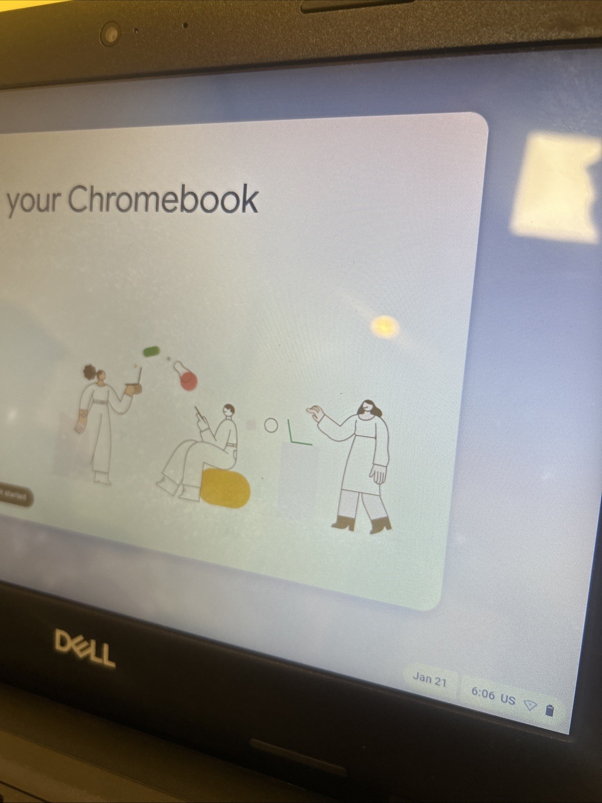 Dell Chromebook 3100 Touchscreen – Fully Functional – Screen Blemishes screen