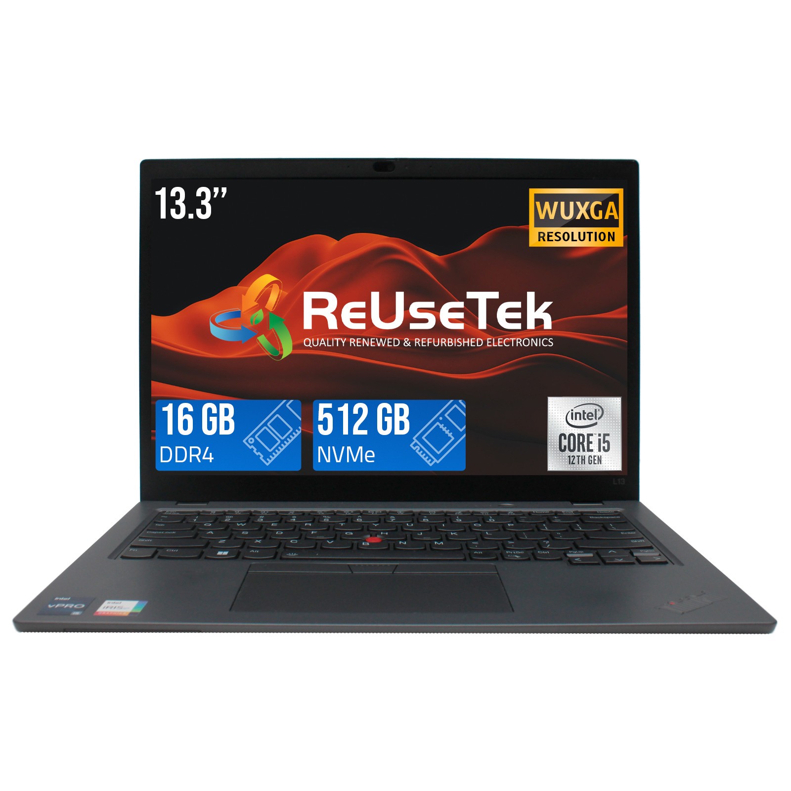 Lenovo ThinkPad L13 Gen 3 13.3″ Intel i5-1245U 16GB RAM 512GB NVMe Win 11 Pro