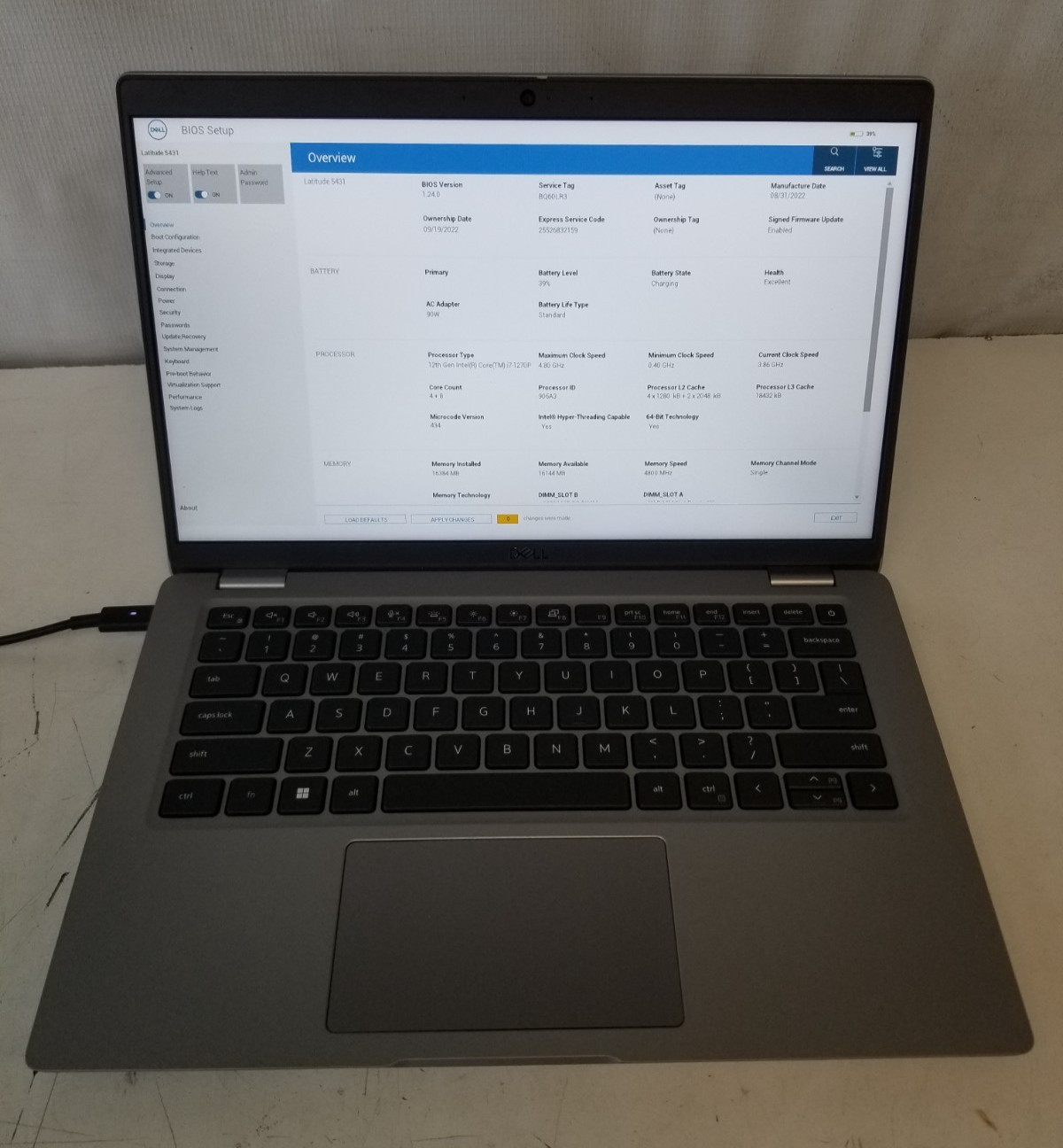 Dell Latitude 5431 14″ Intel i7-1270P 16GB DDR5 NO HDD NO OS/ FREE DELIVERY