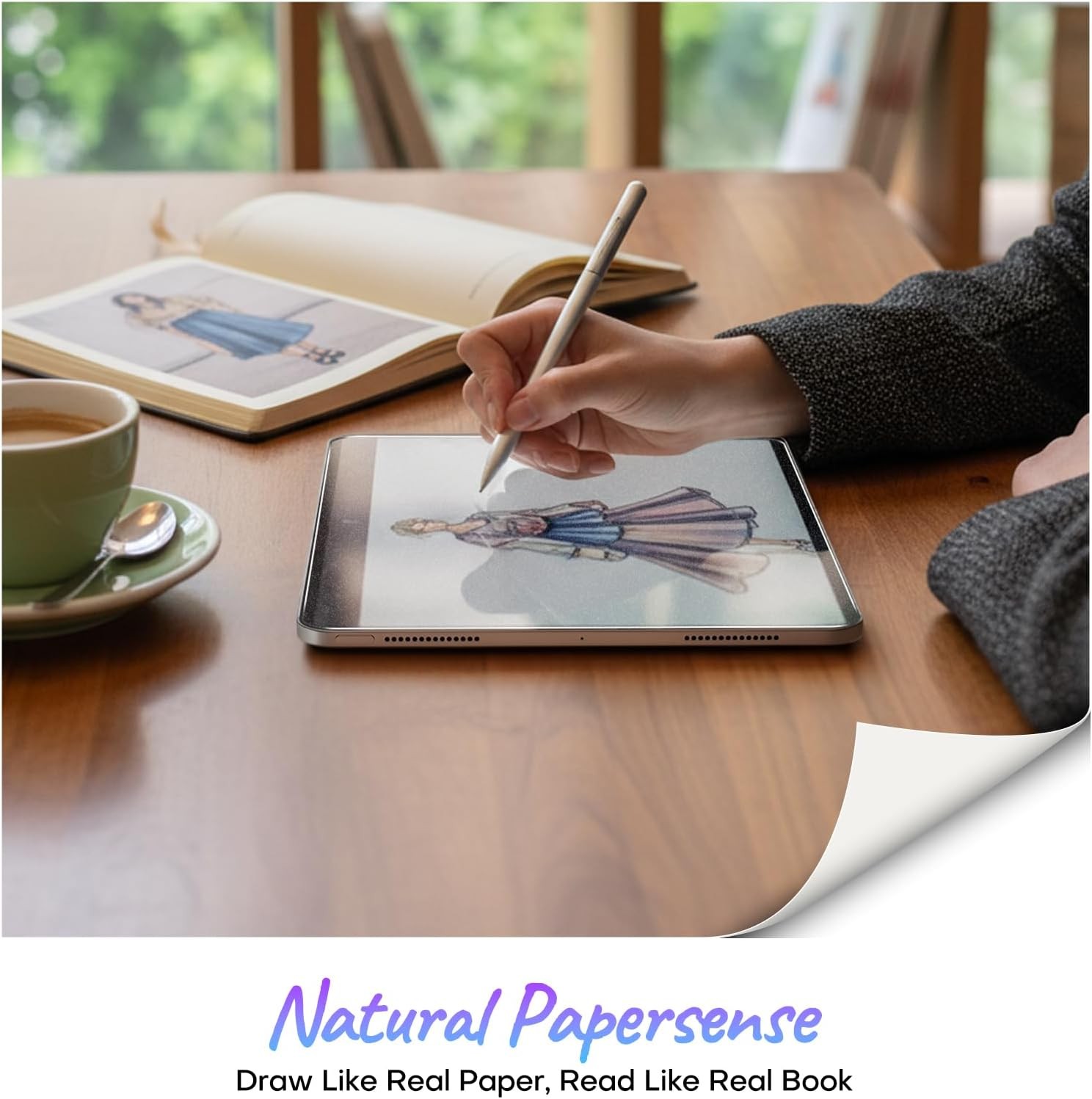 PAPERSENSE 2 Pack Paper Screen Protector for iPad Pro 12.9 inch 2022/2021/2020/2