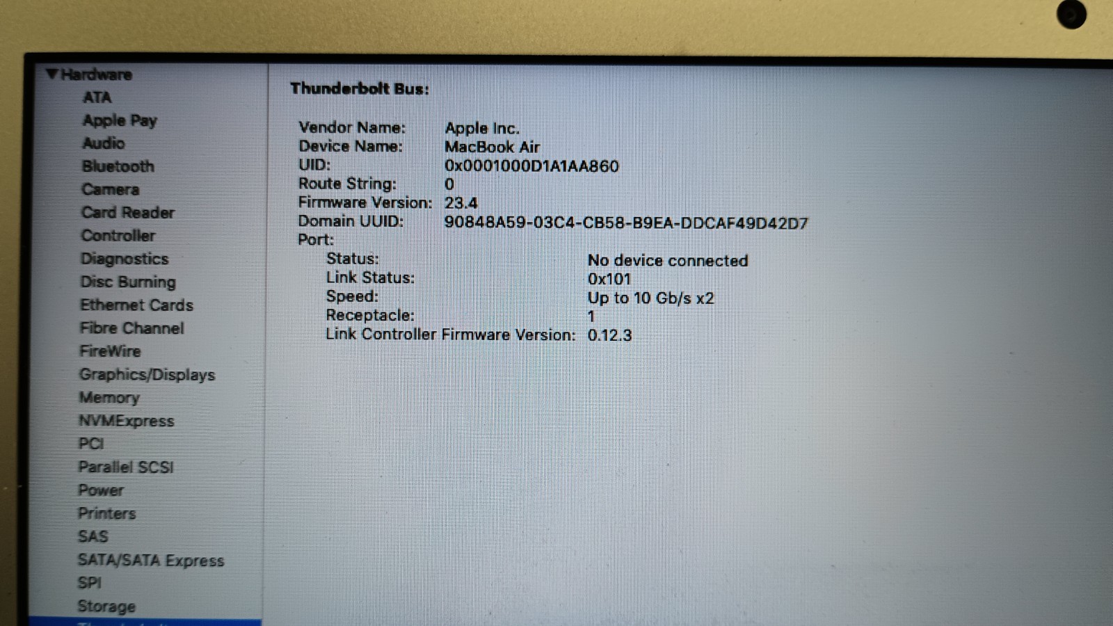 7092 MacBook Air A1466(no charger!).i7 dual core.8GB.250GB SSD.13.3″.Catalina