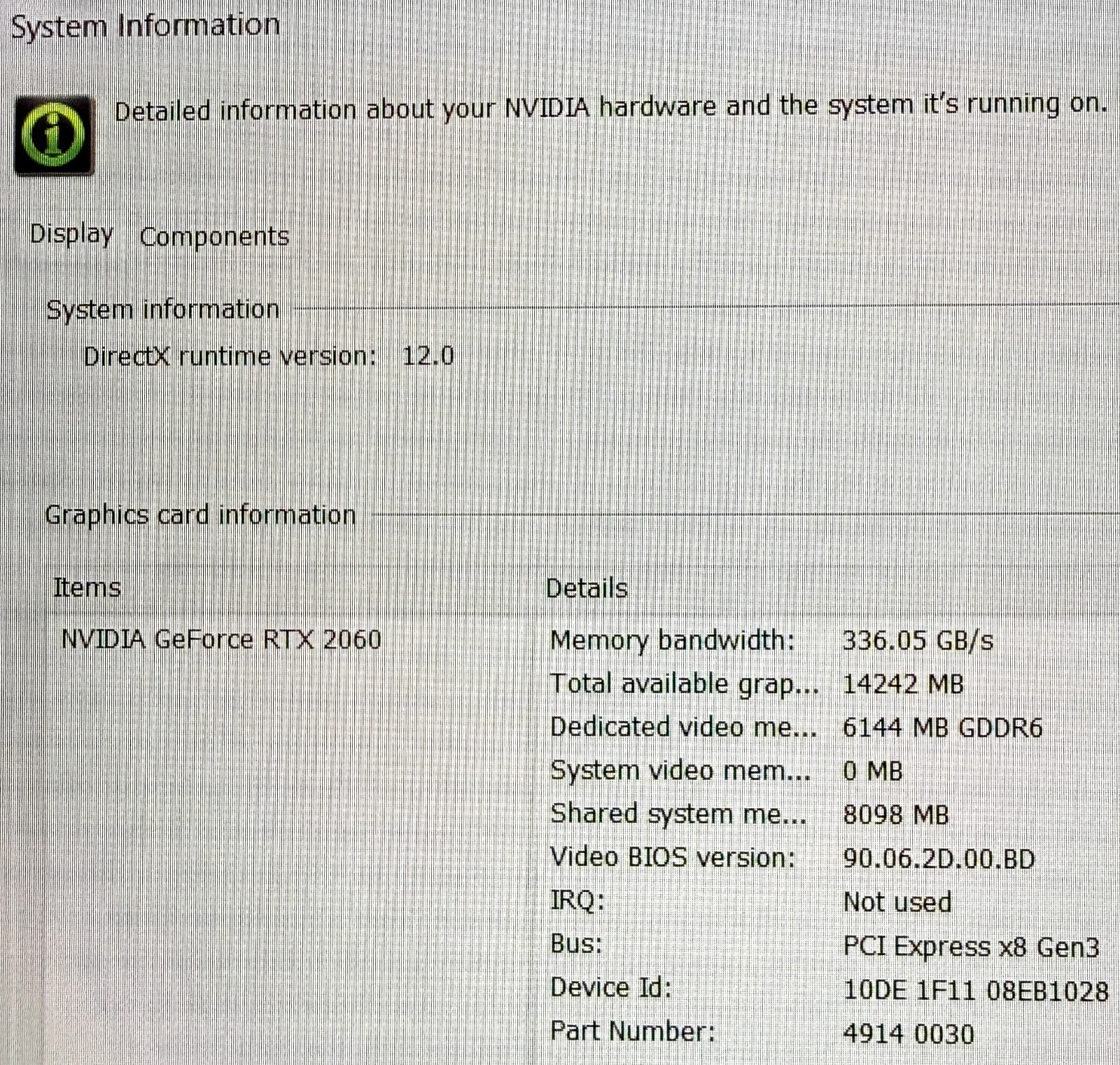 Dell G7 7590 15.6″ 2.6GHz Core i7-9750H 16GB RAM 500GB 2TB SSD GeForce RTX 2060