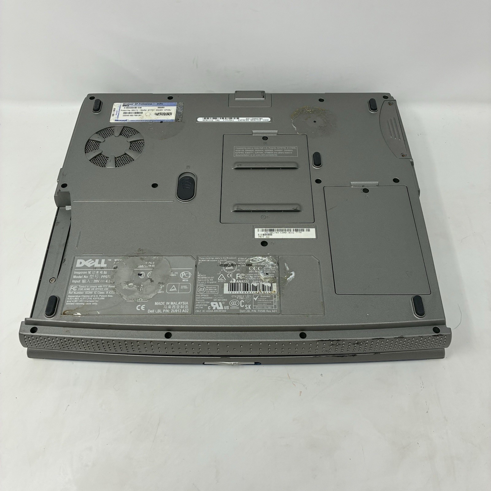 Dell Inspiron 1100 Laptop Does Power On No Video CD/Battery/HDD/Charger 4 Parts