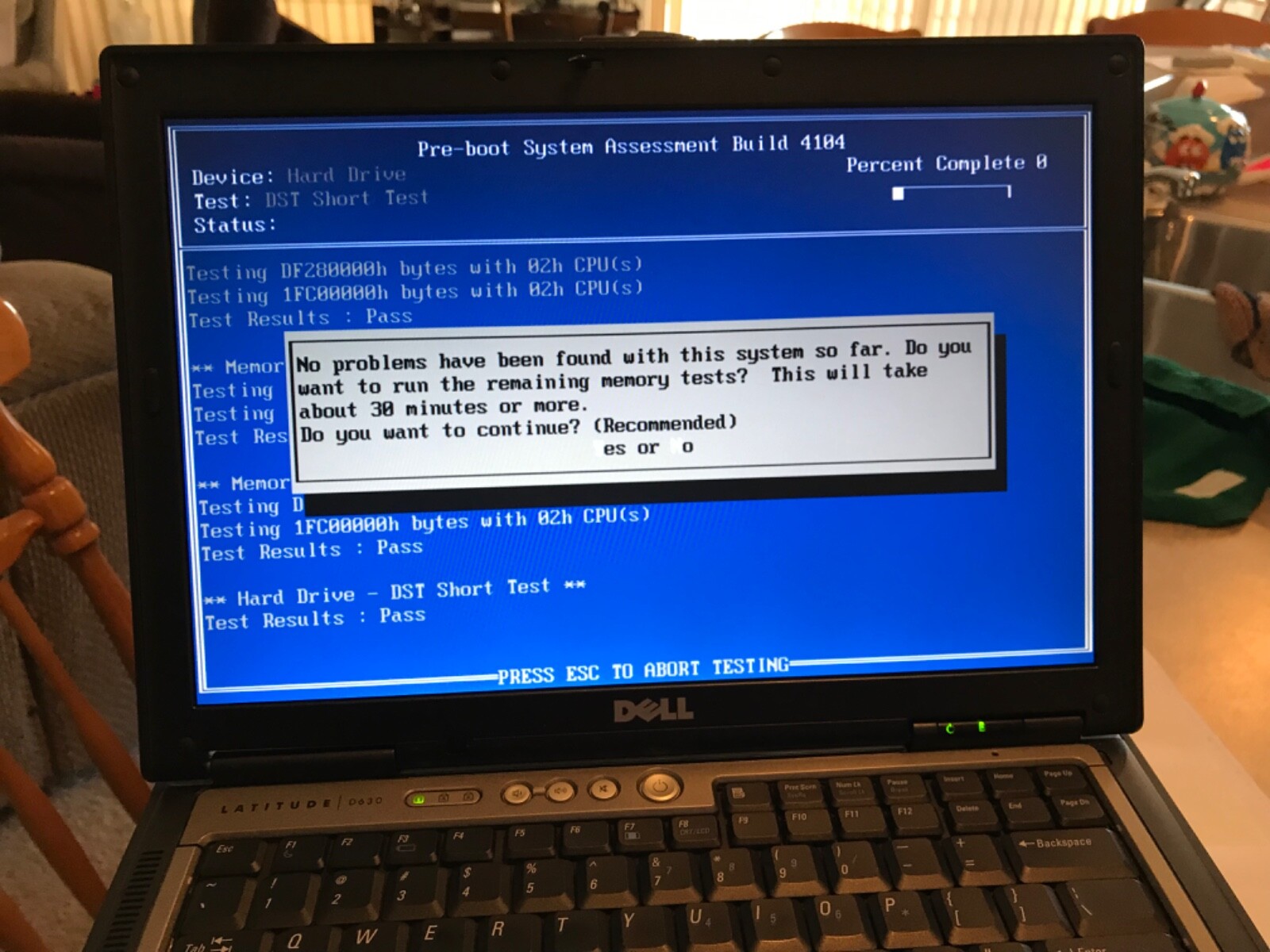 Dell Latitude D630 Laptop Core 2 Duo CPU, New Battery, power pack, carry case.