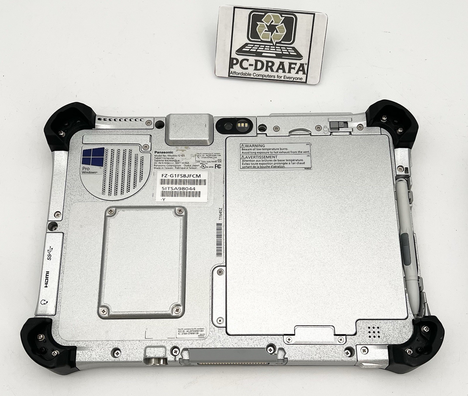 Panasonic Toughpad FZ-G1 MK2 i5-4310U 2.0 8GB 256GB SSD 4G LTE LAN Touch Camera
