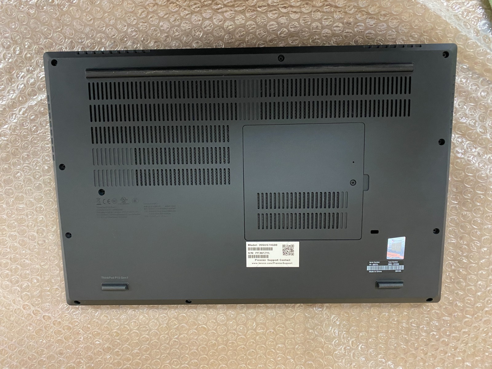 Lenovo ThinkPad P15 Gen 1 – i7‑10750H | 32GB RAM | Quadro T1000 | 15.6″ FHD