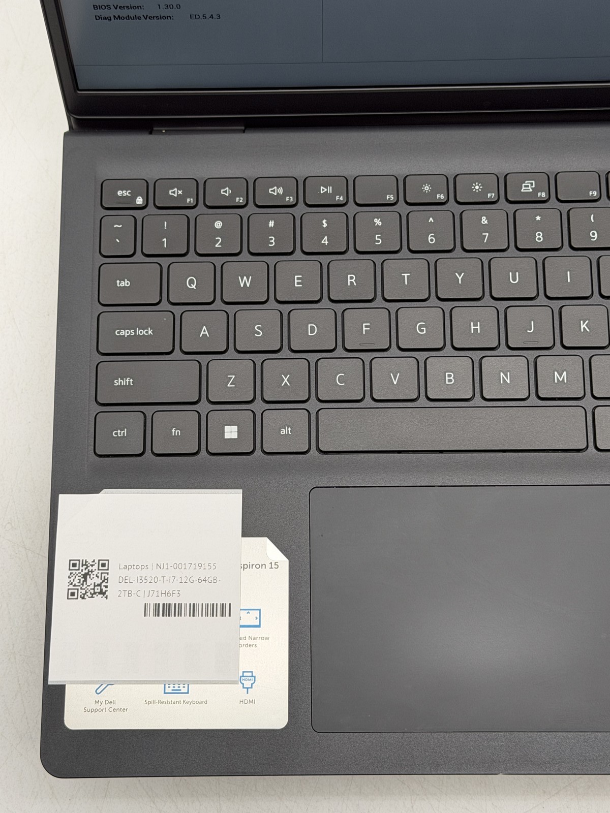 Dell Inspiron 15 3520 15.6inch i7-1255U 64GB 2TB No OS Read
