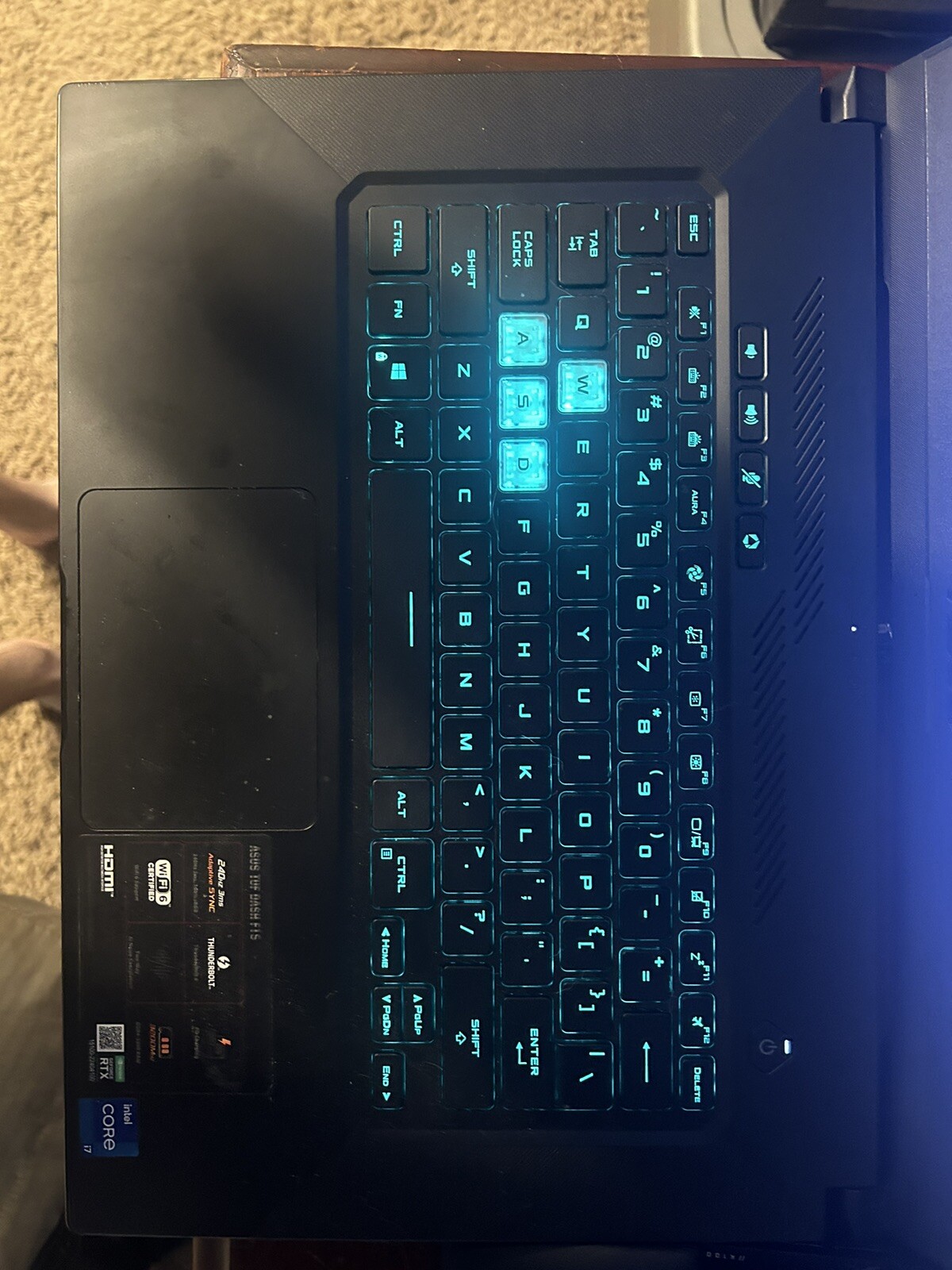 ASUS TUF Dash F15 FX516PM 15.6″ (512GB SSD, Intel Core i7 11th Gen., 3.30…