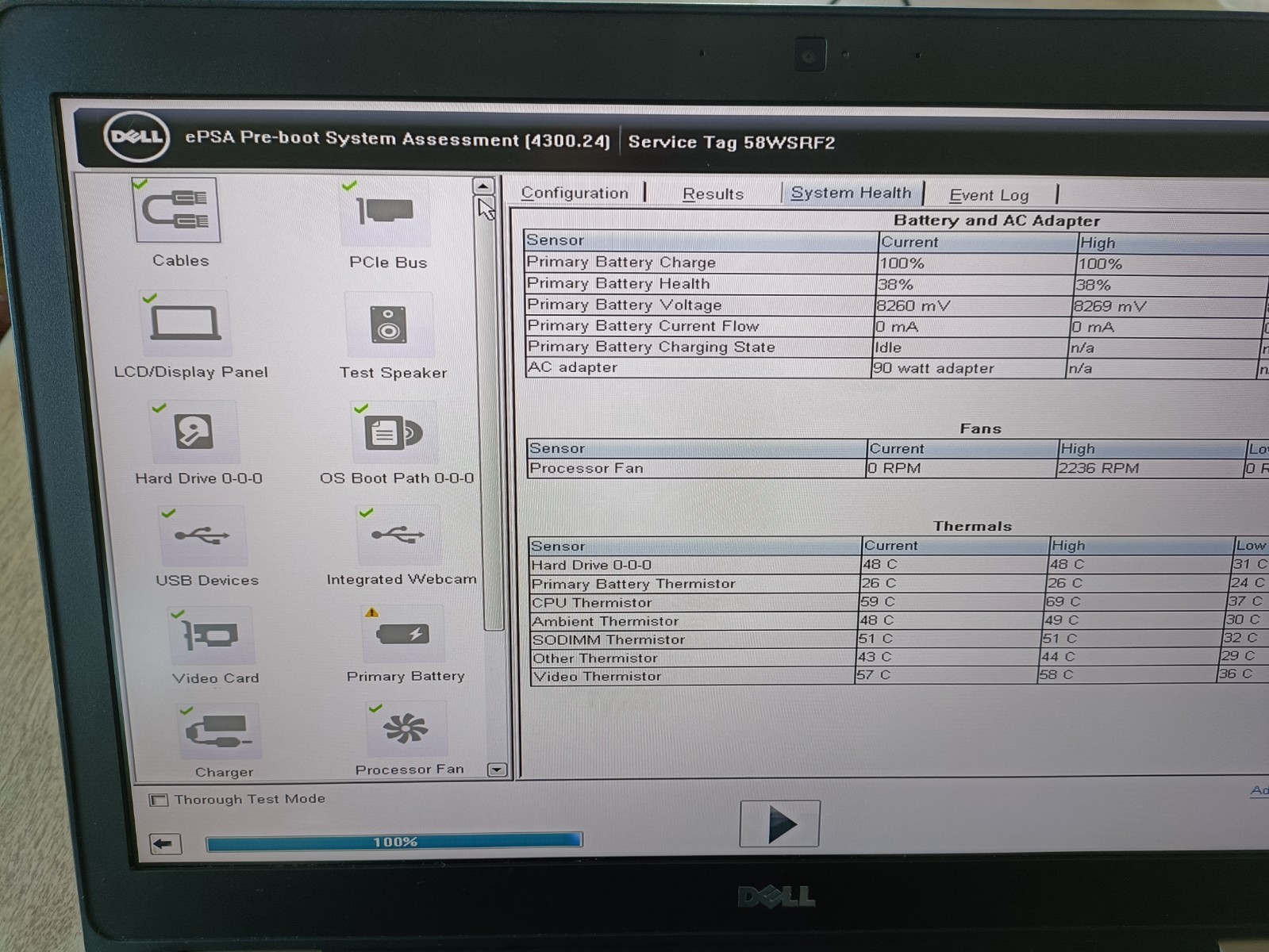 Dell Latitude E5570 15.6″ i5-6440HQ 2.6GHz 8GB RAM WIN10 Pro NO SSD NO A/C