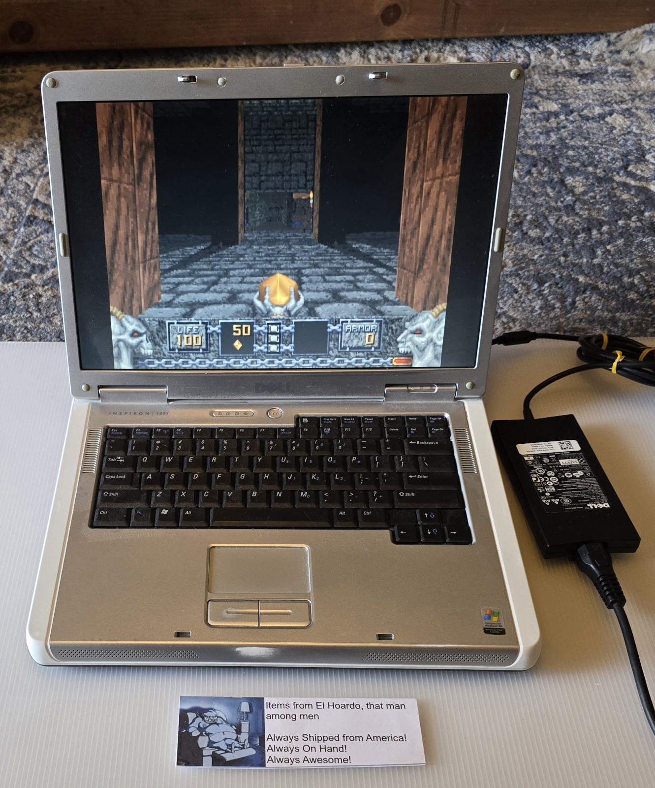 Dell Inspiron 1501 15.4″ AMD Turion 64 2.0GHz 2GB RAM 80GB HDD Radeon XP Works!