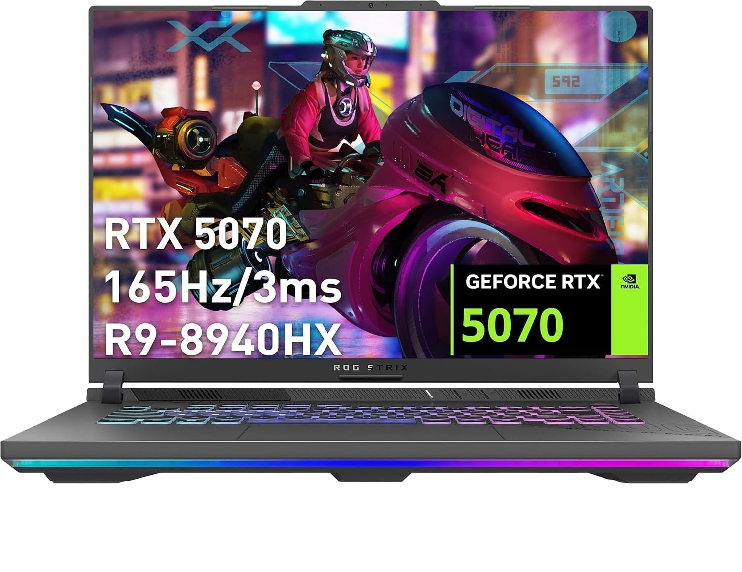 NEW Latest ASUS ROG Strix G16 Gaming 16″ Nvidia RTX 5070 Ryzen 9