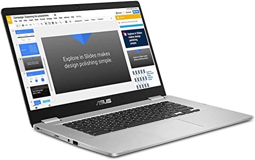 ASUS Chromebook 15.6″ FHD N3350 4GB 64GB Chrome OS C523NA-IH44F – Silver