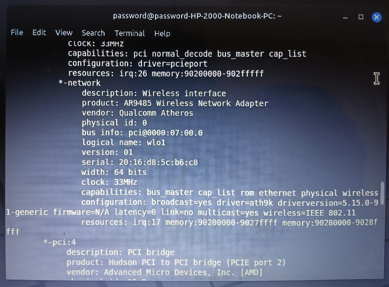 HP 2000 15.6in AMD A6-5200 – Please see pictures for full details