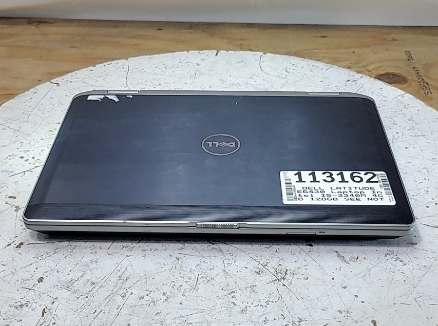 DELL LATITUDE E6430 Laptop Intel I5-3340M 4GB 128GB SEE NOTES