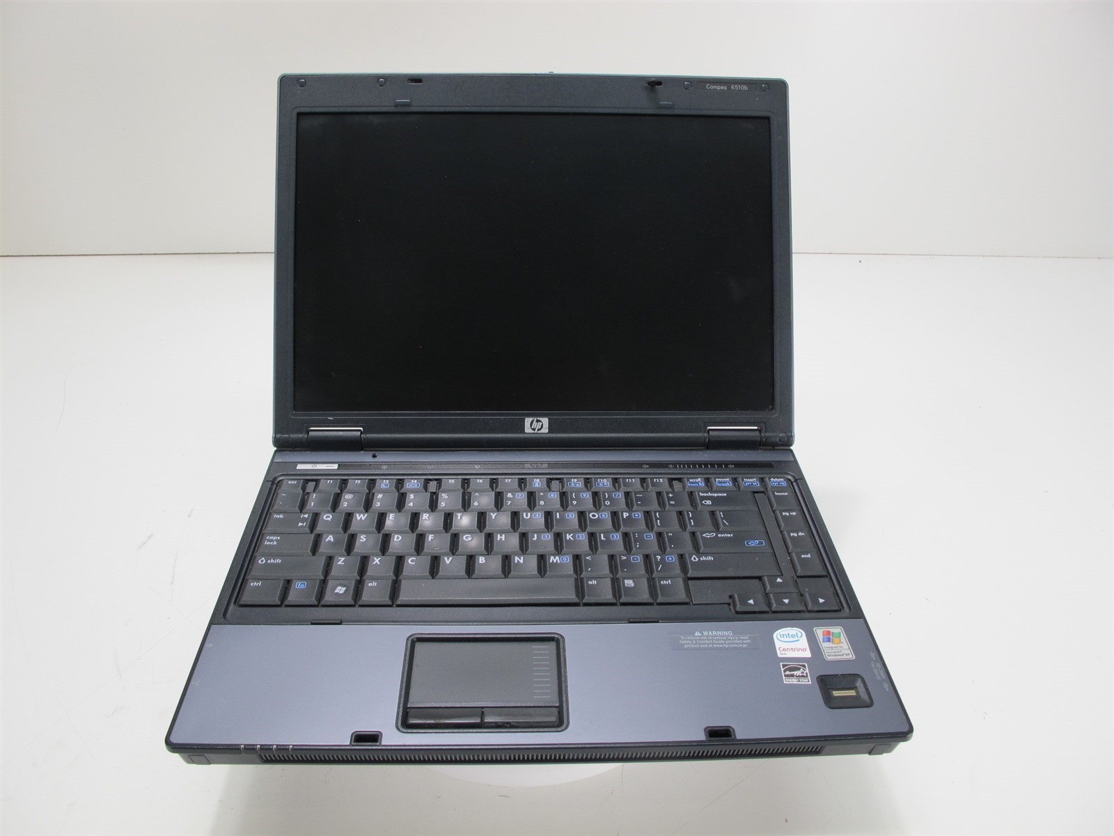 HP Compaq 6510B Laptop Core 2 Duo T7100 1.8GHz No HDD No OS