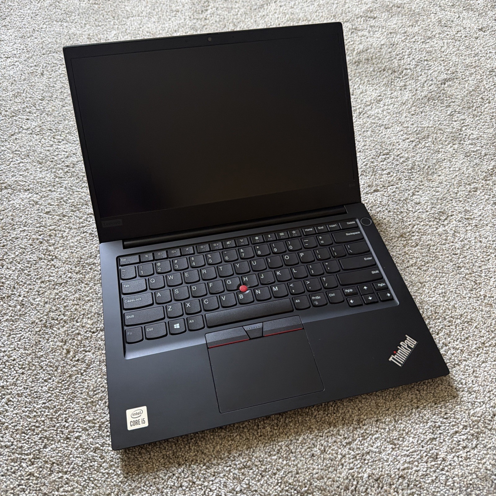 Lenovo ThinkPad E14 14″ Laptop Intel Core i5 10th Gen Black Power On Tested