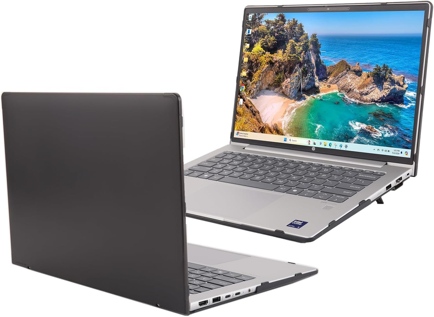 Black Case for 2024-2025 14″ HP ProBook 440/445 G11 Series Notebooks Only