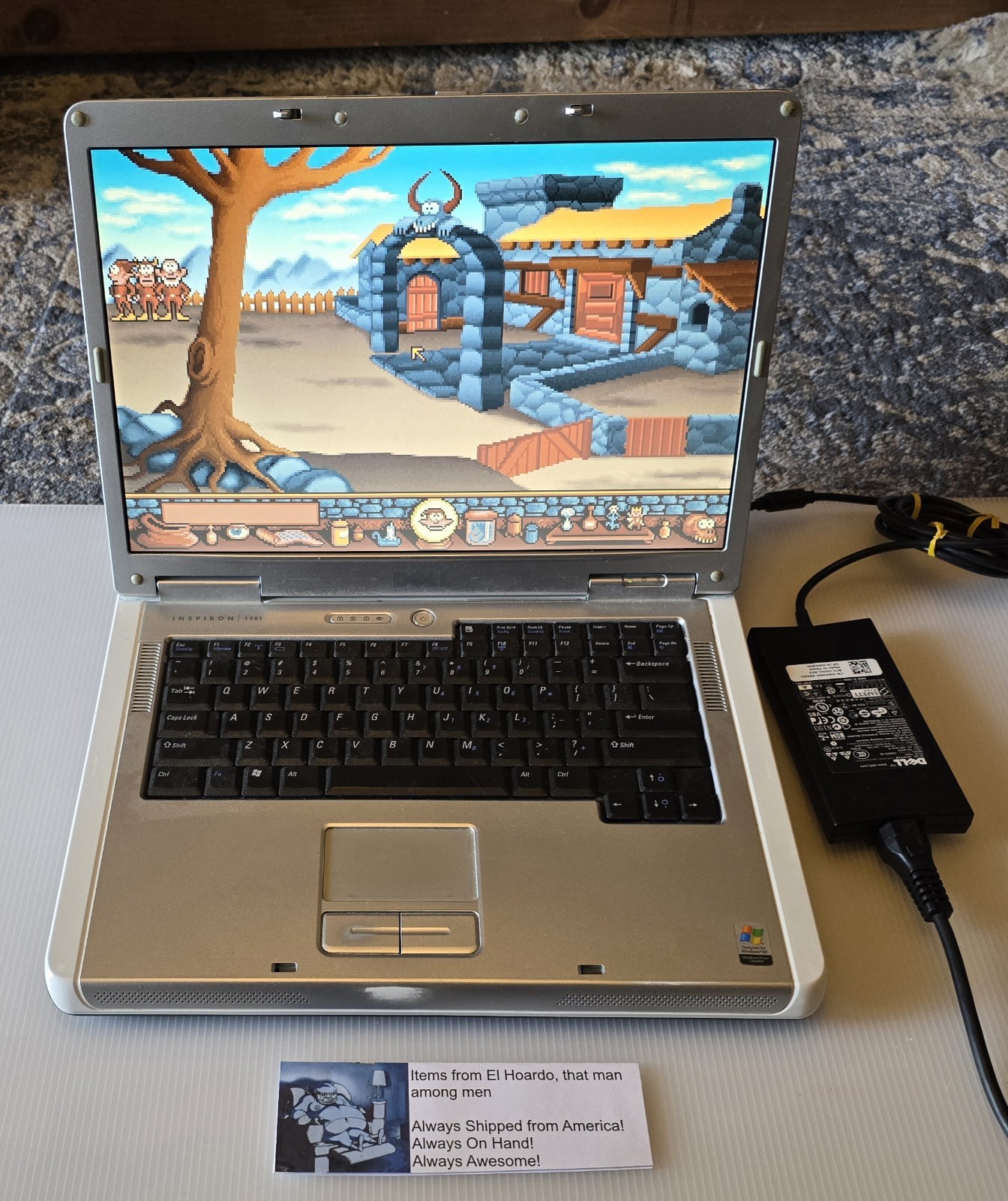 Dell Inspiron 1501 15.4″ AMD Turion 64 2.0GHz 2GB RAM 80GB HDD Radeon XP Works!