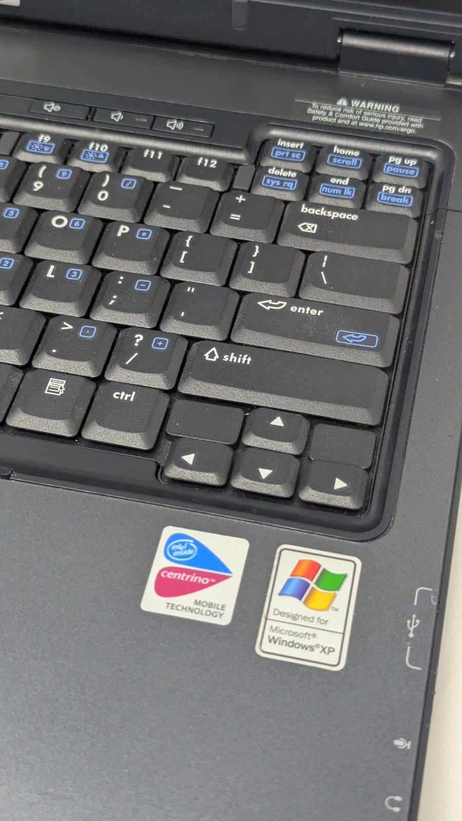 HP Compaq NC6120 Laptop RS232 Parallel XP Celeron Office 2GB Charger See Details