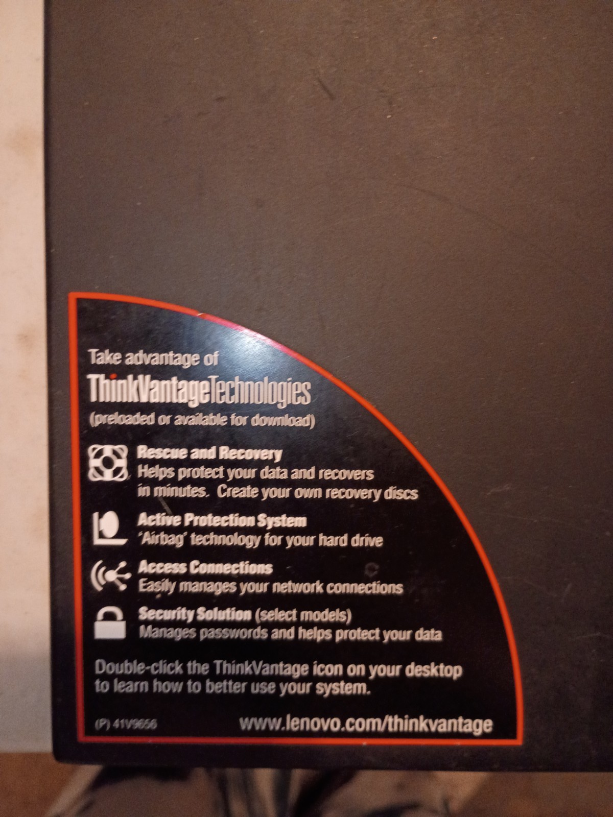 Lenovo IBM ThinkPad T60 Laptop Type 1953-D9U 14.1″
