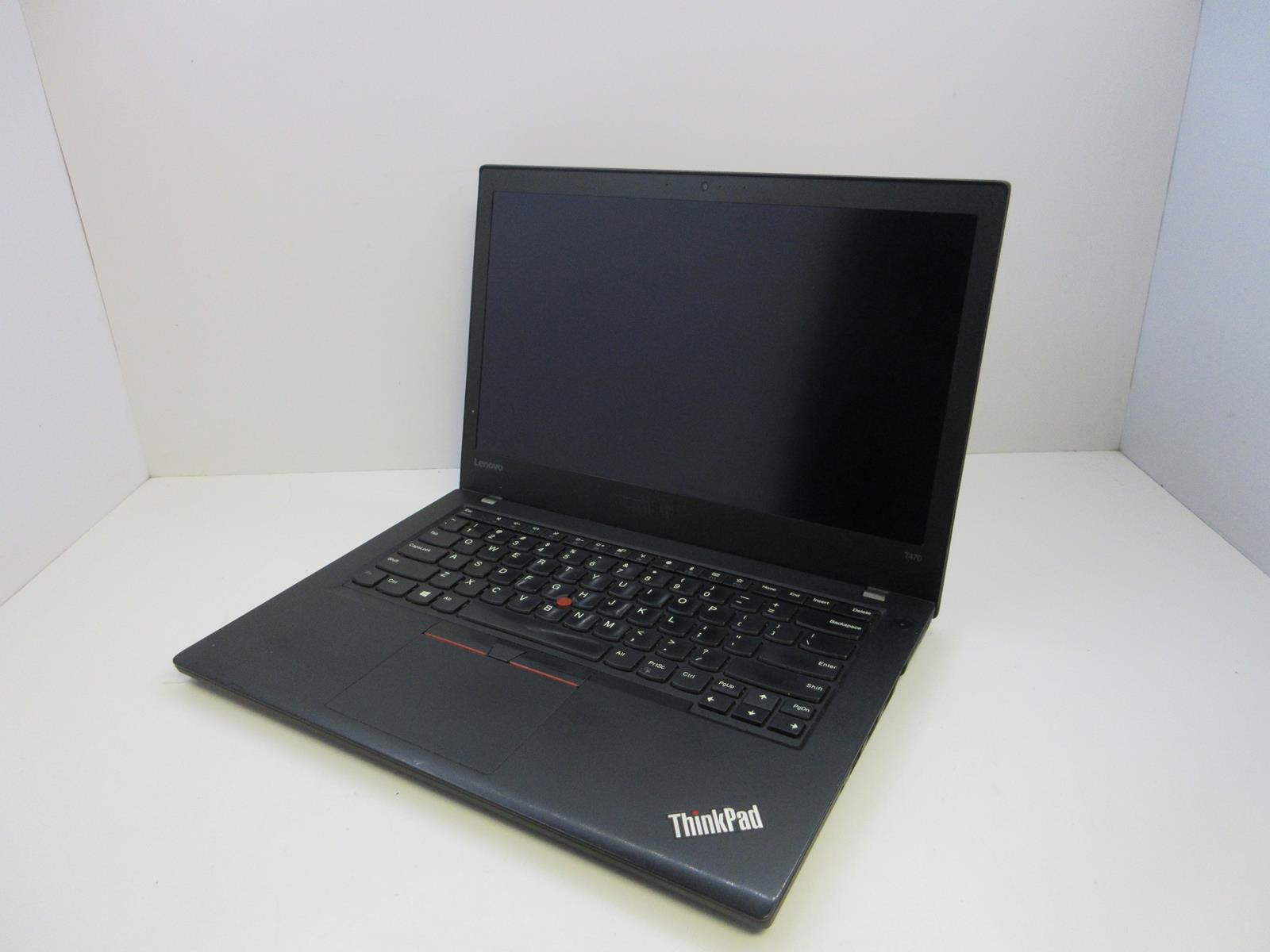 LENOVO THINKPAD T470 Laptop w/ Intel Core i5-6300U 2.40 GHZ + 8 GB No HD/Battery