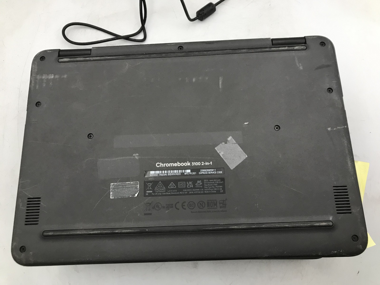 DELL 5190 CHROMEBOOK – LOT OF 5 – FOR PARTS – VARIOUS CONDITIONS – BB
