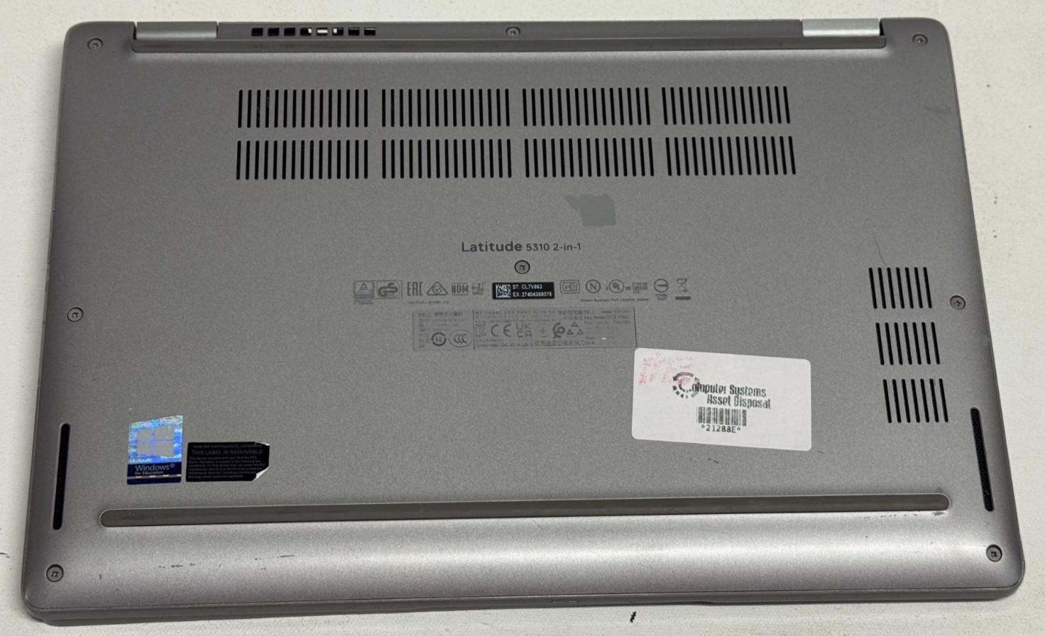 Dell Latitude 5310 2in1 13.3″ (i5-10310u – 8GB RAM – 256GB SSD – Win11Home)