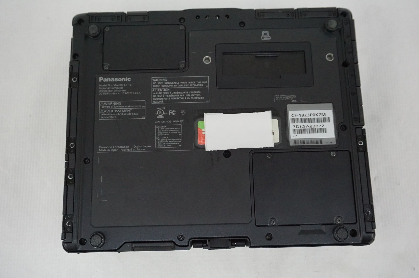Panasonic Toughbook CF19 i5-3610ME 2.7GHz 4GB RAM Has Stylus No Hard Drive