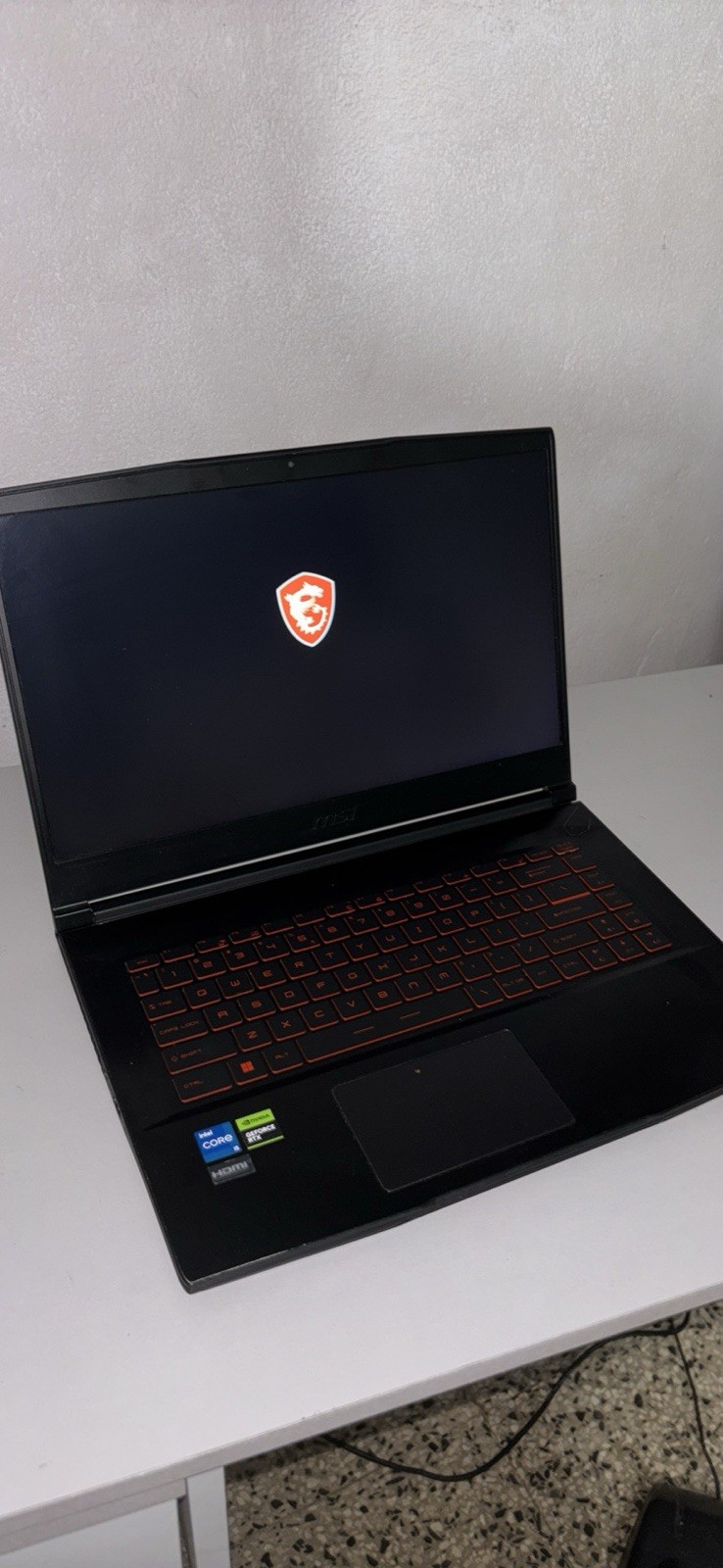 MSI Gaming Laptop GF63 Intel I5 9500 16GB RAM 512GB SSD NVIDIA RTX 3050