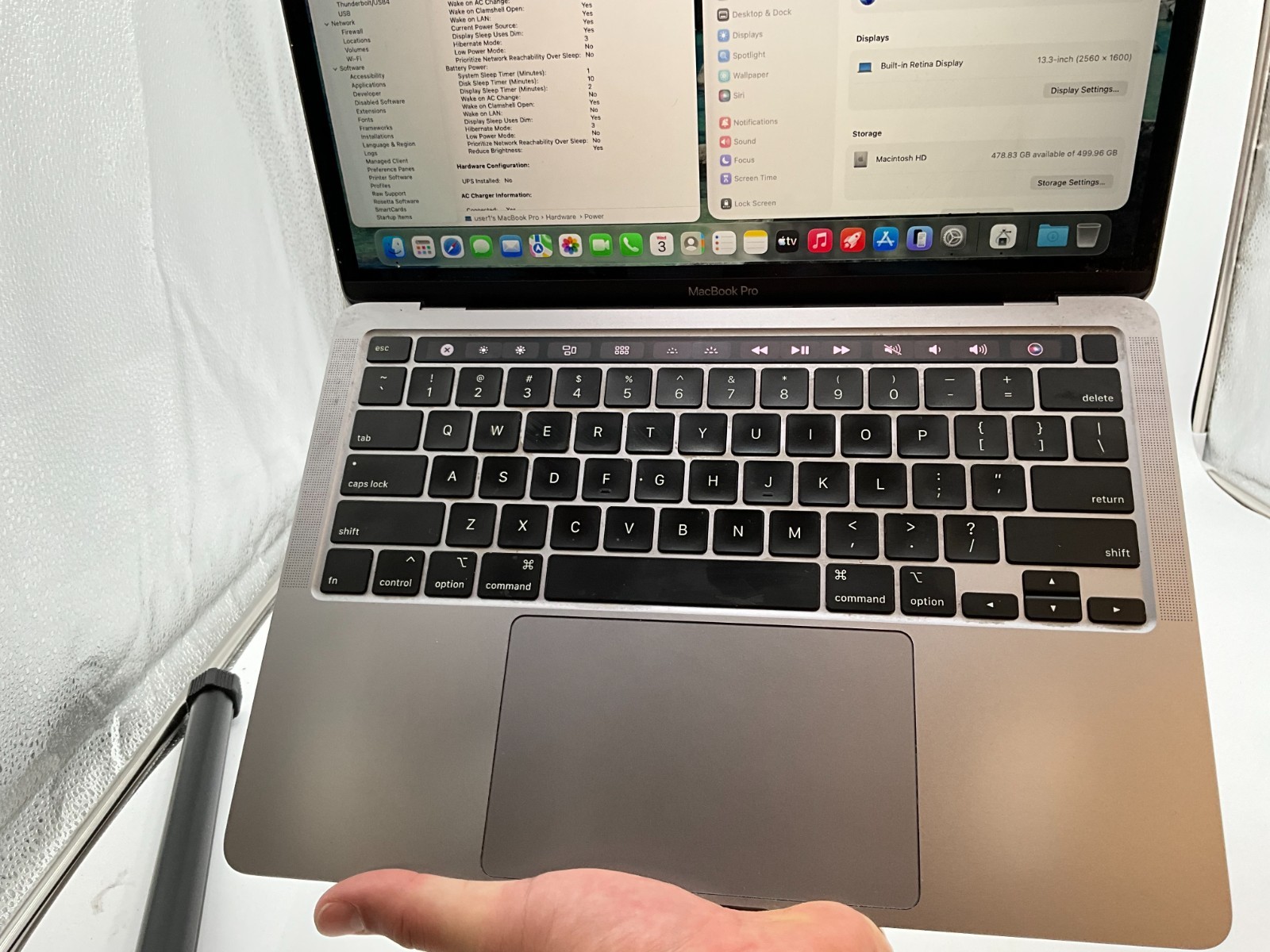 APPLE MacBook Pro 13 A2251 I5-1038NG7 16GB 512GB 2020* TAHOE C02FH1NSML7H