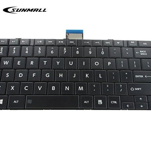 Keyboard Replacement only Compatible with Toshiba Satellite C50-A C55-A C55D-…