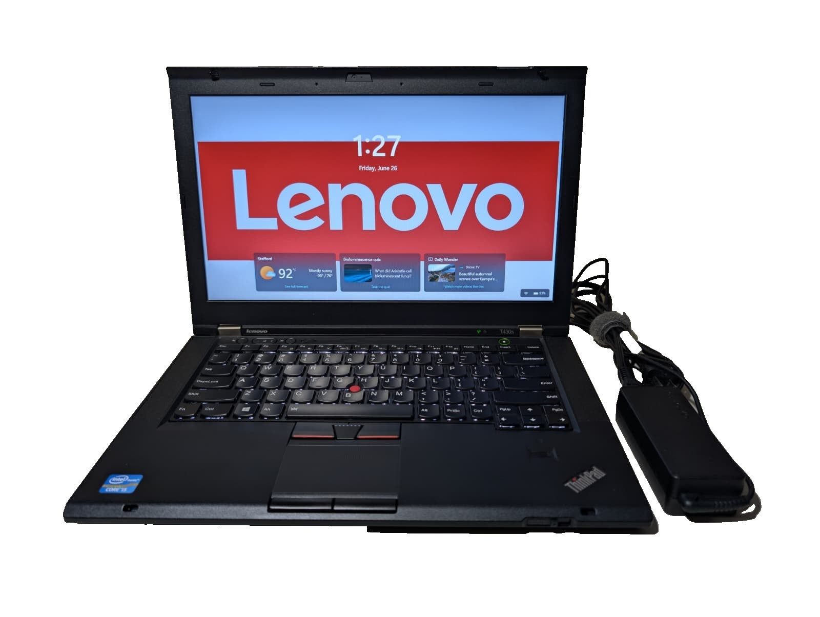 Lenovo ThinkPad T430s | i5 3rd 16GB RAM 256GB SSD | HD+ Backlit NVIDIA DVD-RW