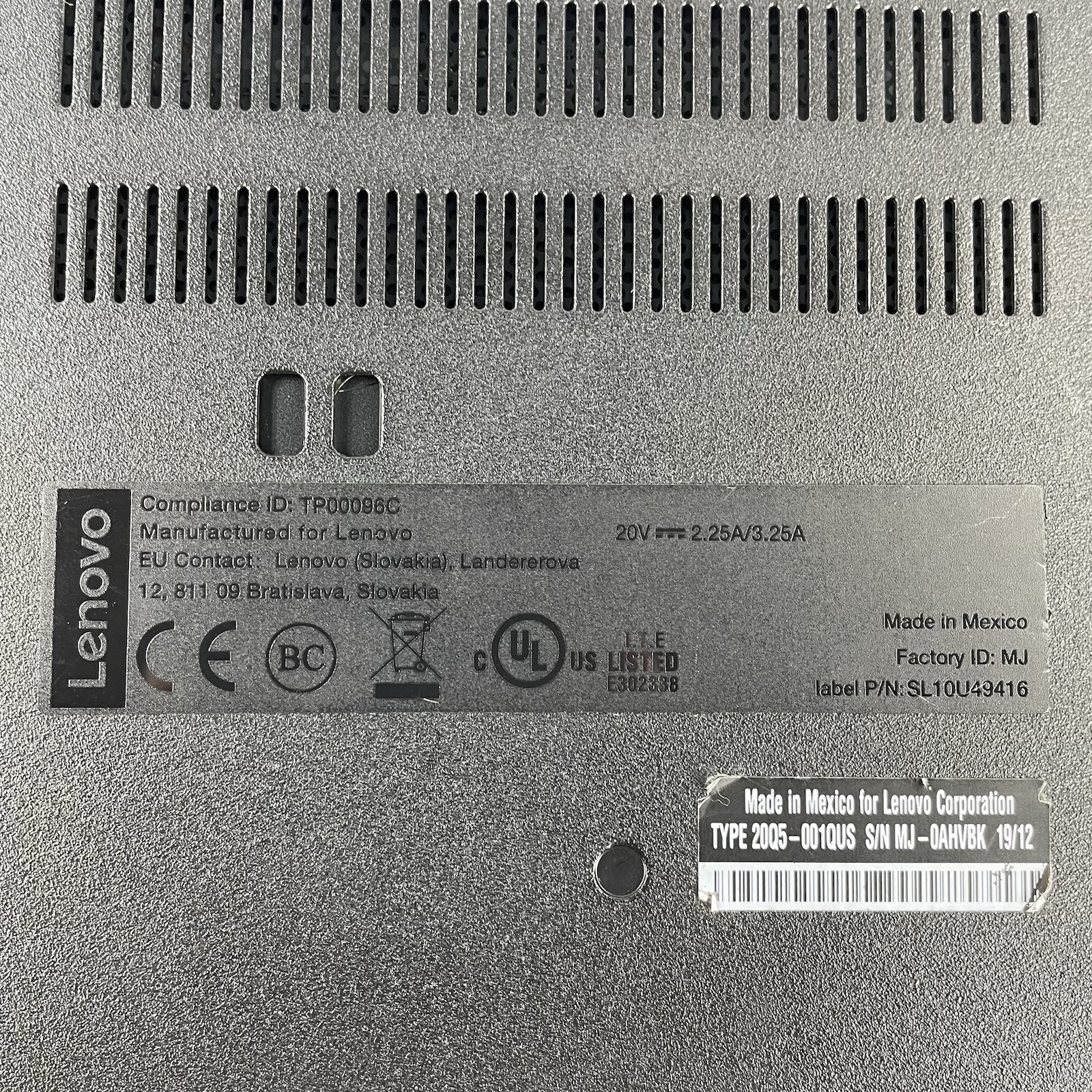 Lenovo ThinkPad L490 14″ i5-8250U 1.60 GHz 8 GB RAM No SSD/OS – Bad Corner