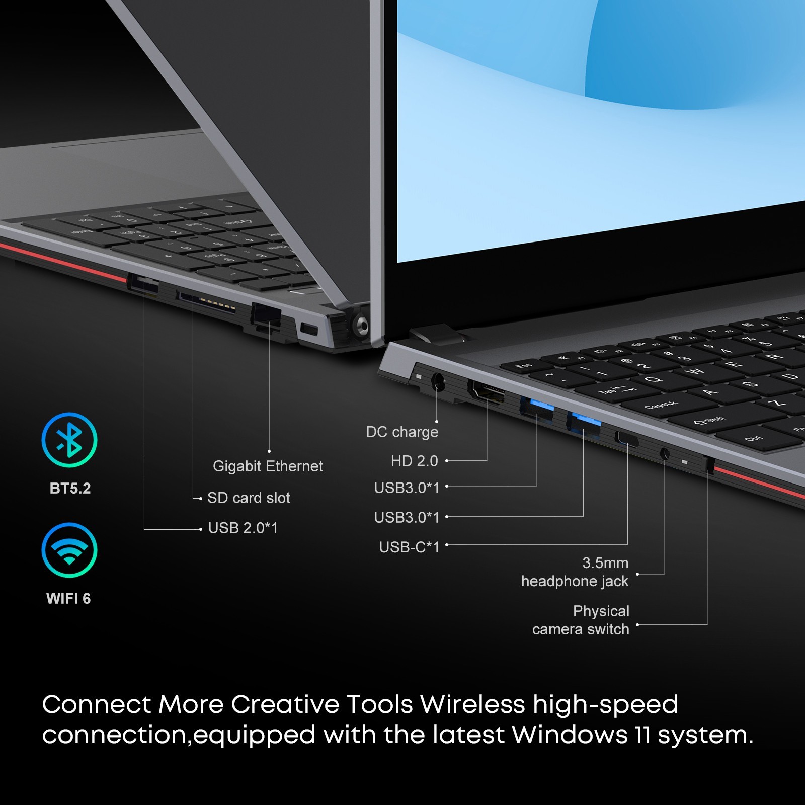 CHUWI CoreBook X NoteBook 14.1” Intel i3-1215 Quad Core 8GB RAM 512GB SSD