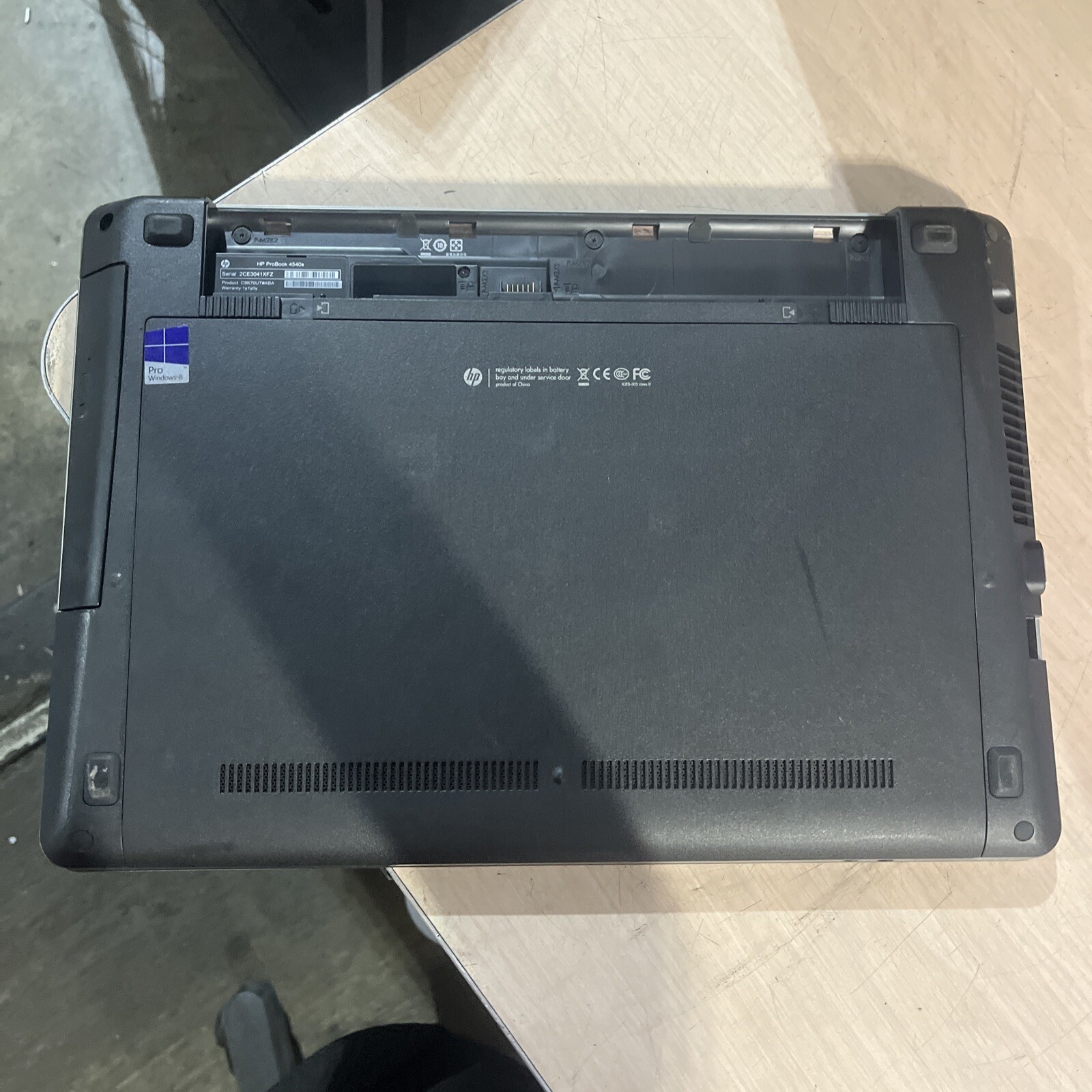 HP PROBOOK 4540S INTEL CORE I3-3110M 2.40GHZ 4GB RAM NO HD .