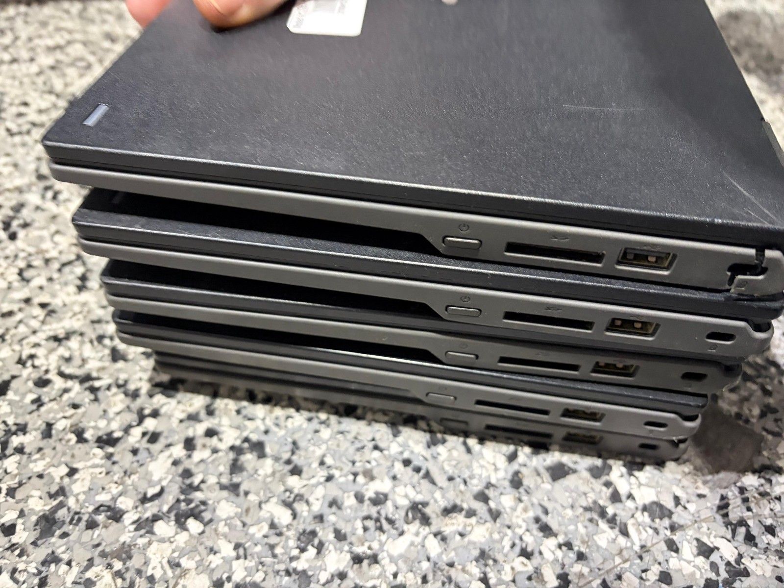 LOT of 5. Acer TravelMate B118-M , N4000 4GB Ram 64GB SSD NO Windows installed.