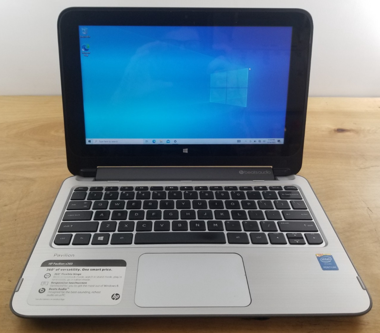 HP Pavilion 11-n010dx X360 2in1 Laptop 14” Intel Pentium Windows 10 4GB 64Bit