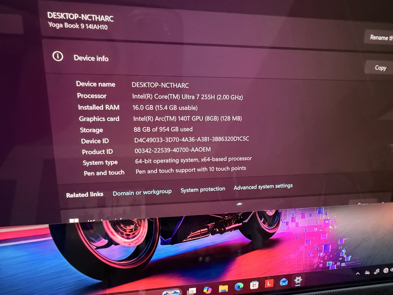 Lenovo Yoga Book 9i 14IAH10 Dual Screen Laptop – Ultra 7 255H 16GB RAM 1TB SSD
