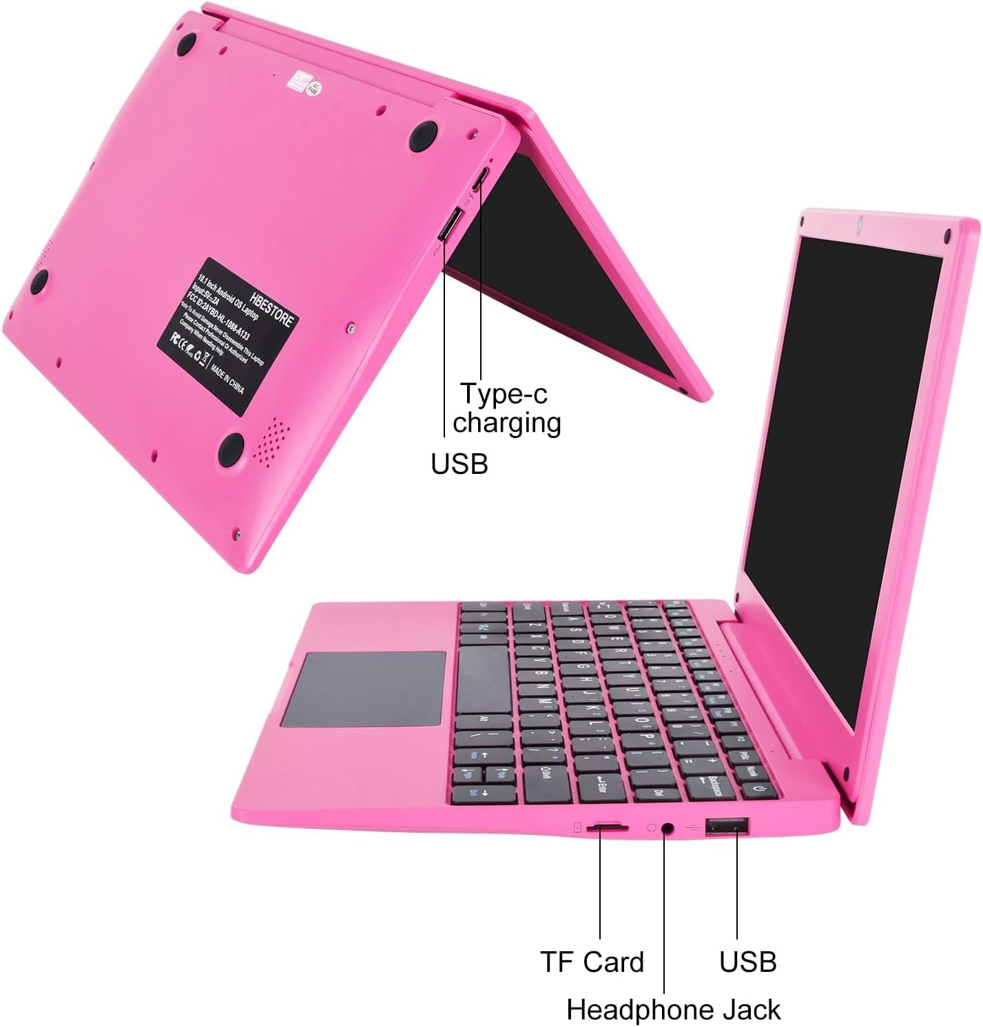 10.1Inch Laptop,Quad-Core Processor with Android 1-`
